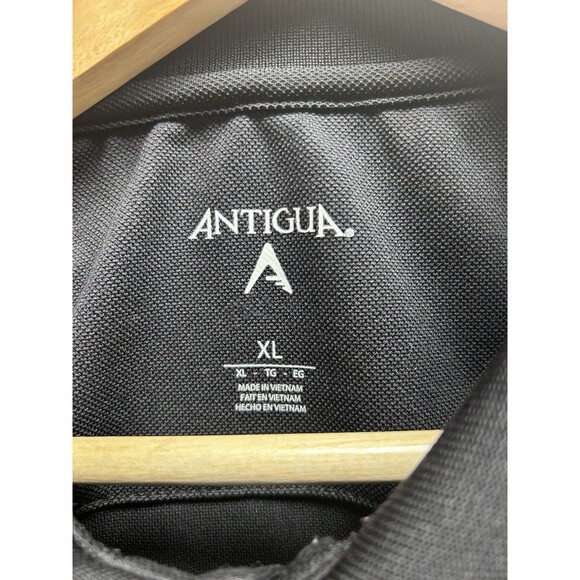 Antigua Polo Shirt Men’s XL 2016 Stanley Cup Penguins Black Barely Worn - Picture 3 of 7